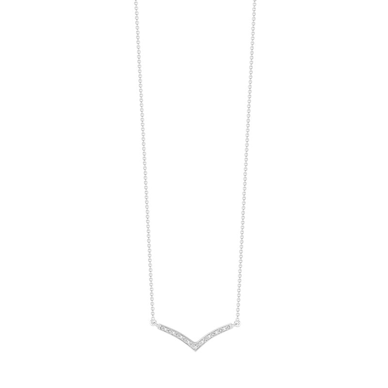 Collier or 375 blanc 