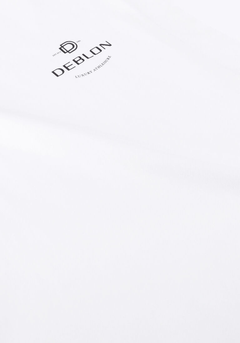 DEBLON SPORTS witte deblon sports t-shirt megan top
