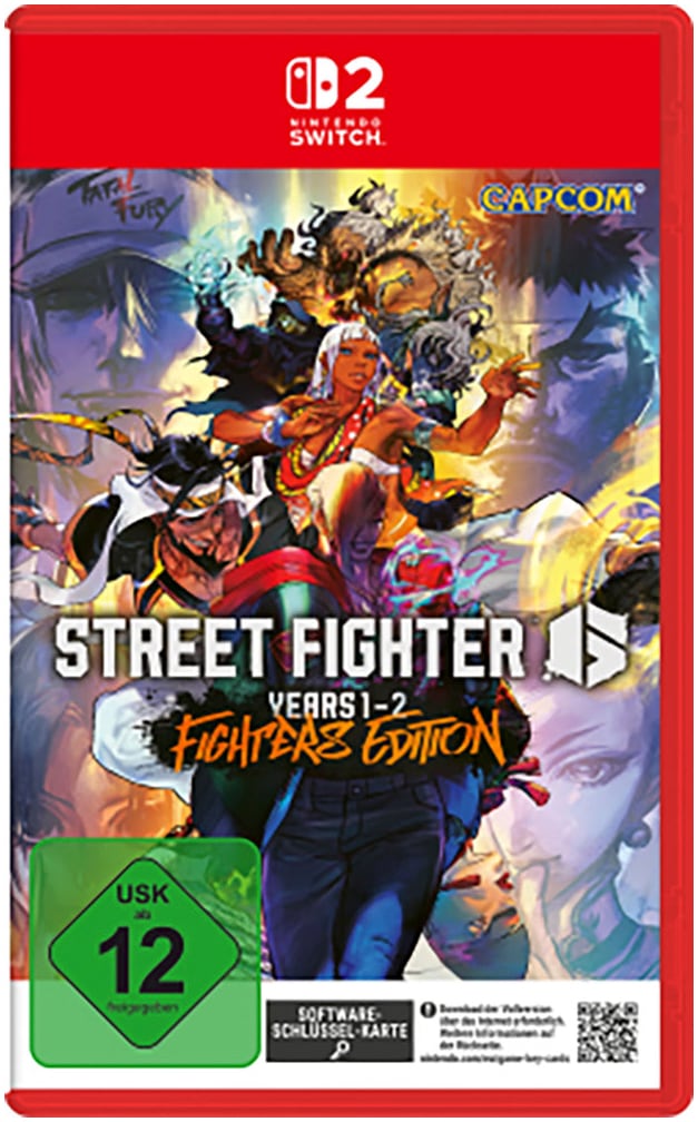 Nintendo Switch 2 Spielesoftware »Street Fighter 6 - Years 1-2 Fighters Edition (Software Key Card)« Nintendo Switch