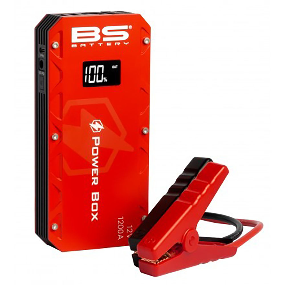 BS Battery - Booster de batterie Power Box PB-02 Rouge / Noir