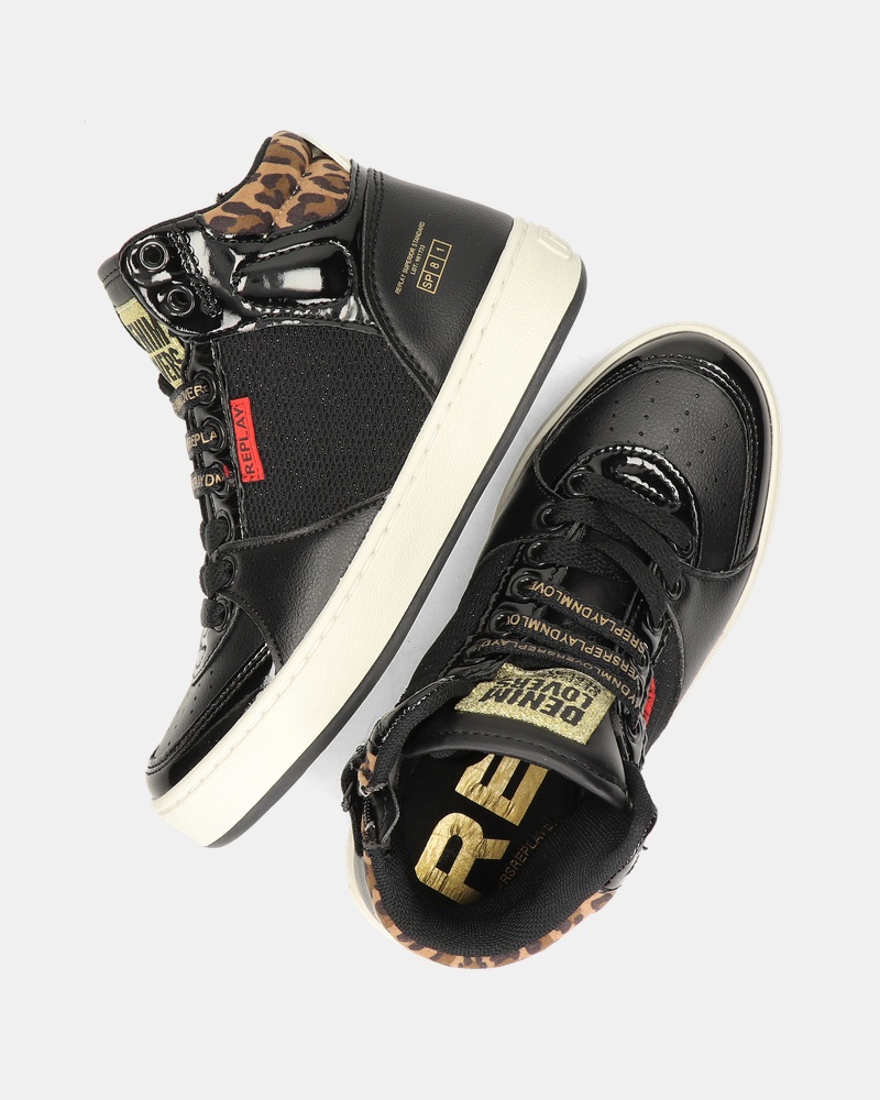Replay Cobra 6D Hoge sneakers  - zwart