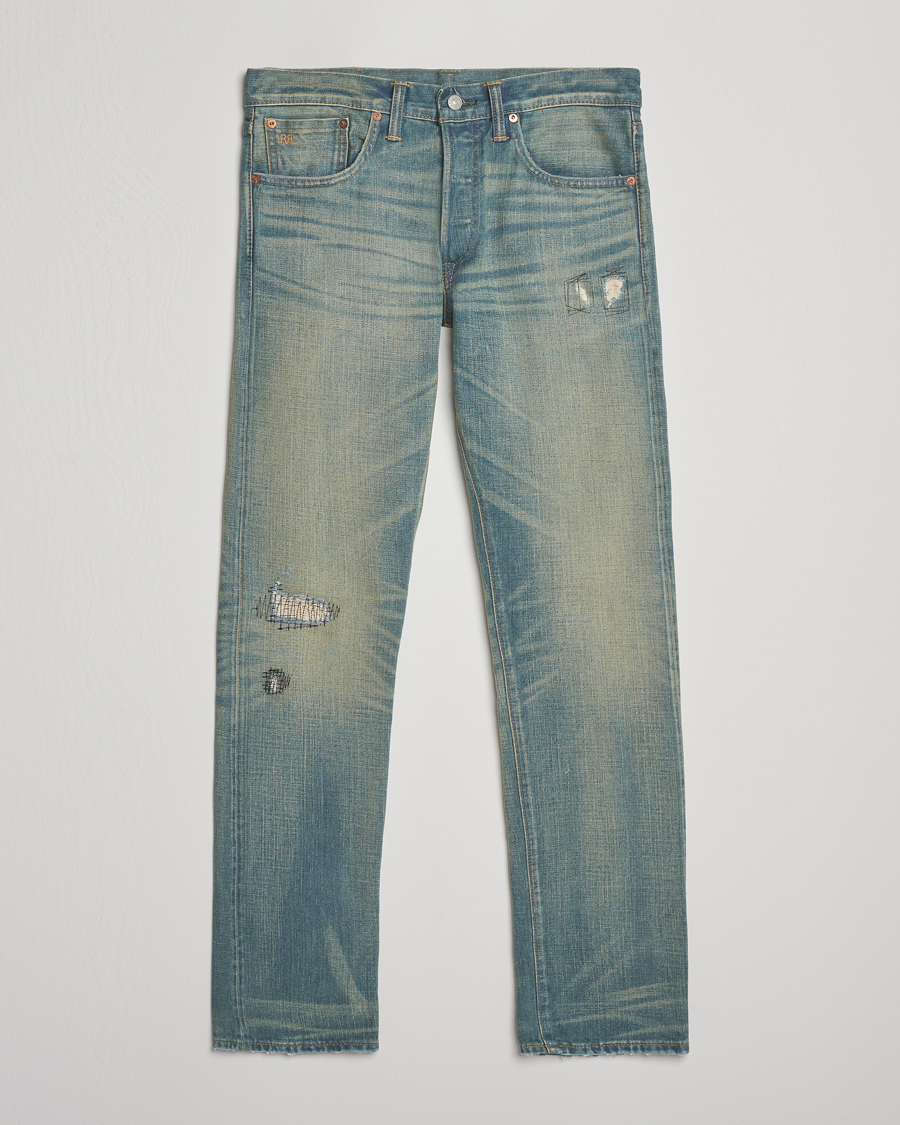 RRL Slim Fit 5-Pocket Denim Ridgway Wash