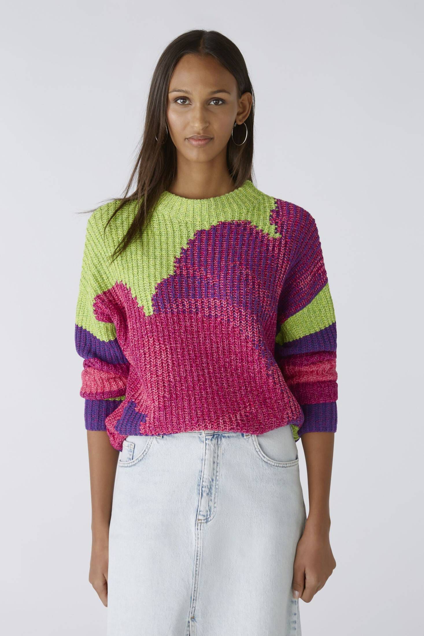 Oui| Damen Pullover