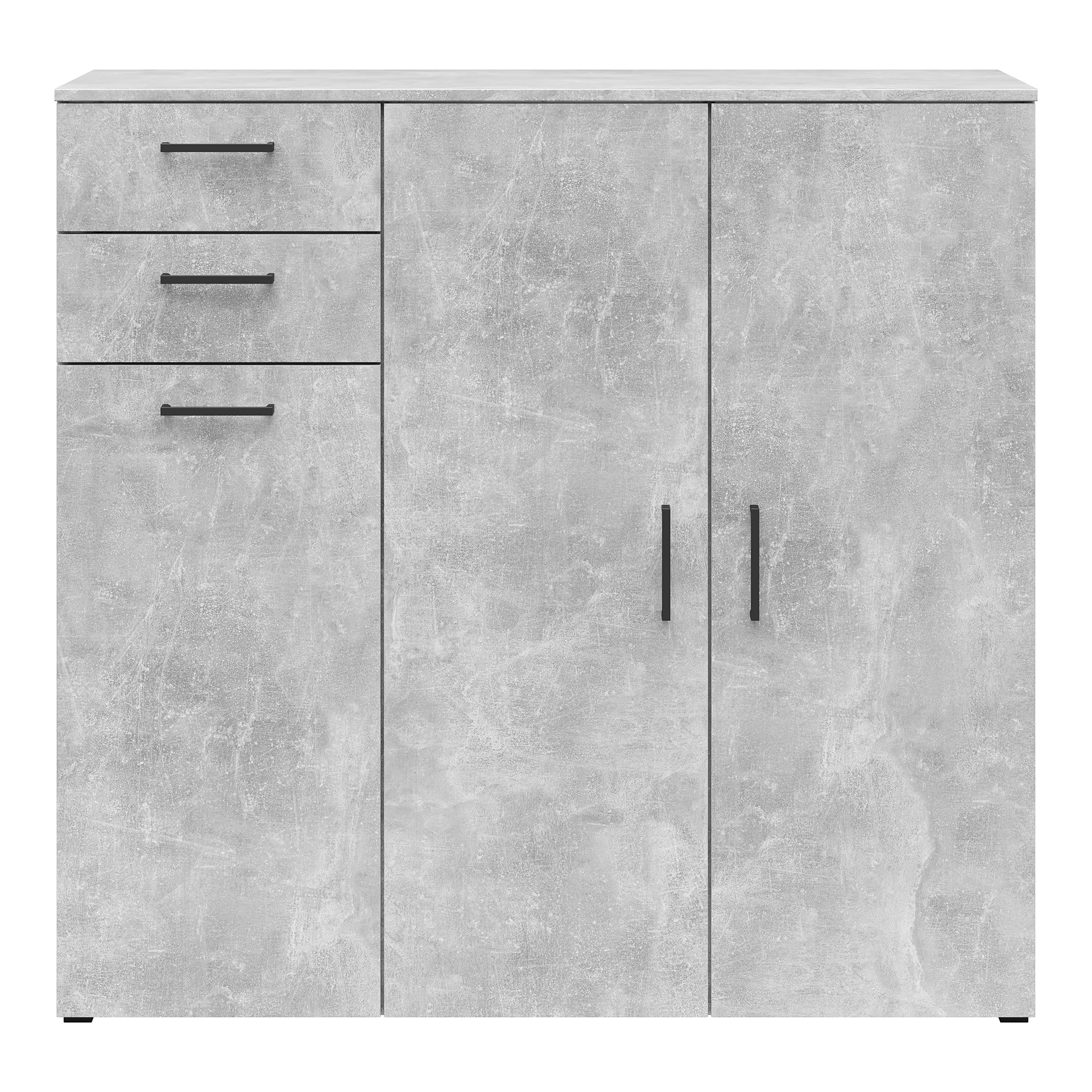 Sideboard - Betonoptik - 115 cm hoch