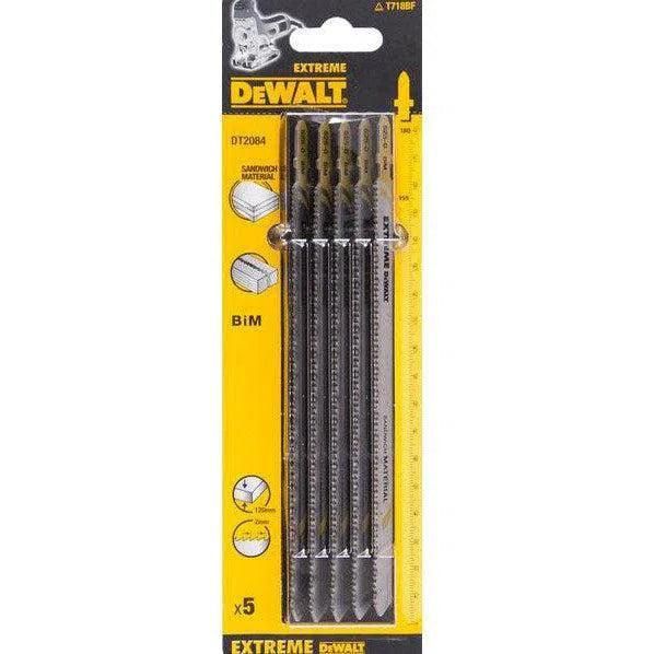 DeWALT DT2084 T 718 BF Decoupeerzaagblad voor Bochten in Sandwichmateriaal & Dun Plaatstaal VE=5