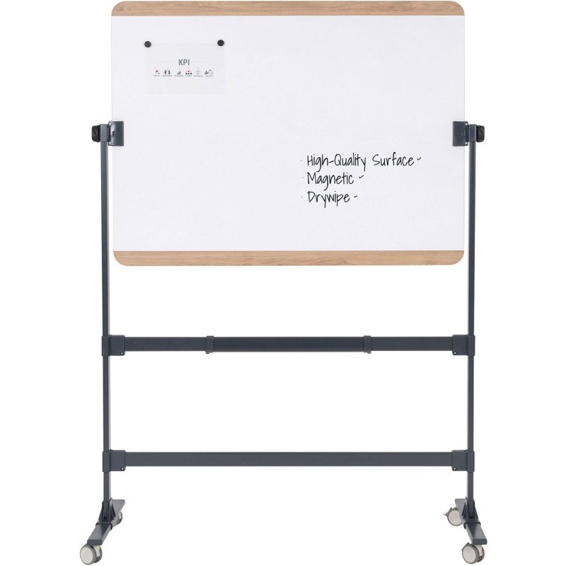Tableau blanc laqué pivotant Ace 120 x 90 cm Bi-Office