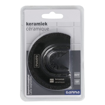 Gamma multitool accessoire - segmentzaagblad voor keramiek - 88 mm