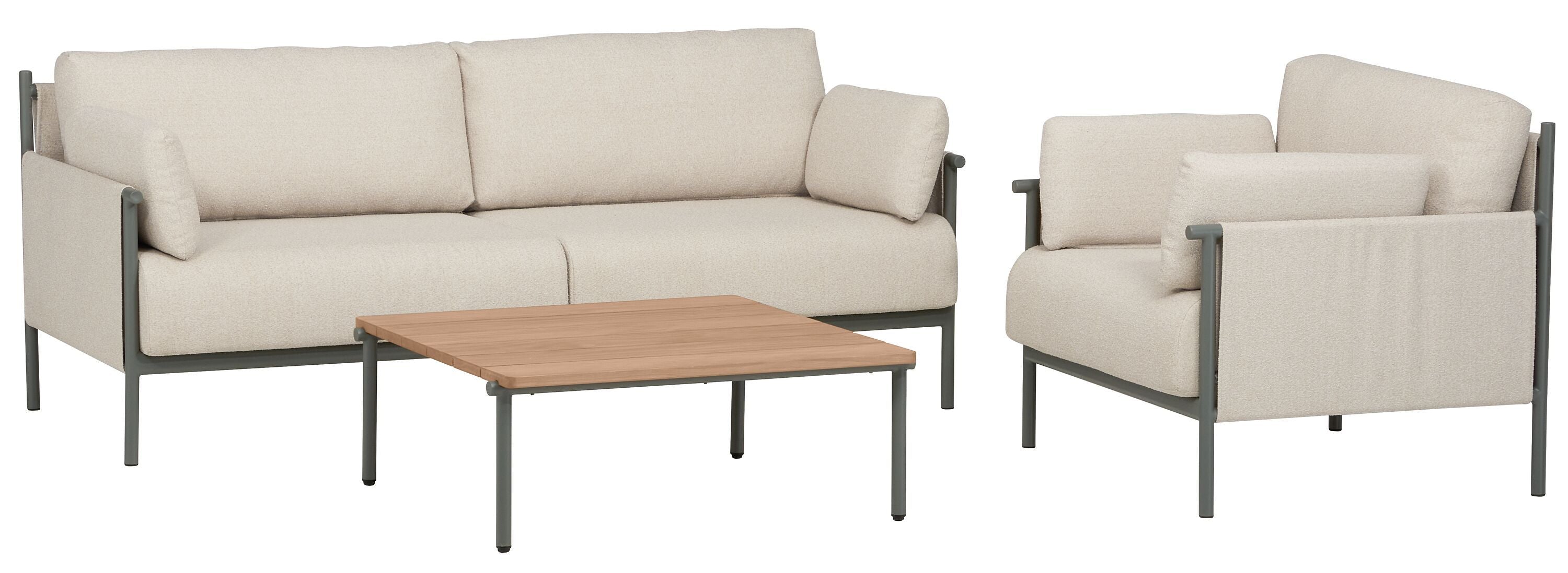 SAONA Loungesessel - Weiss / B: 90.0 cm x T: 83.0 cm x H: 78.0 cm