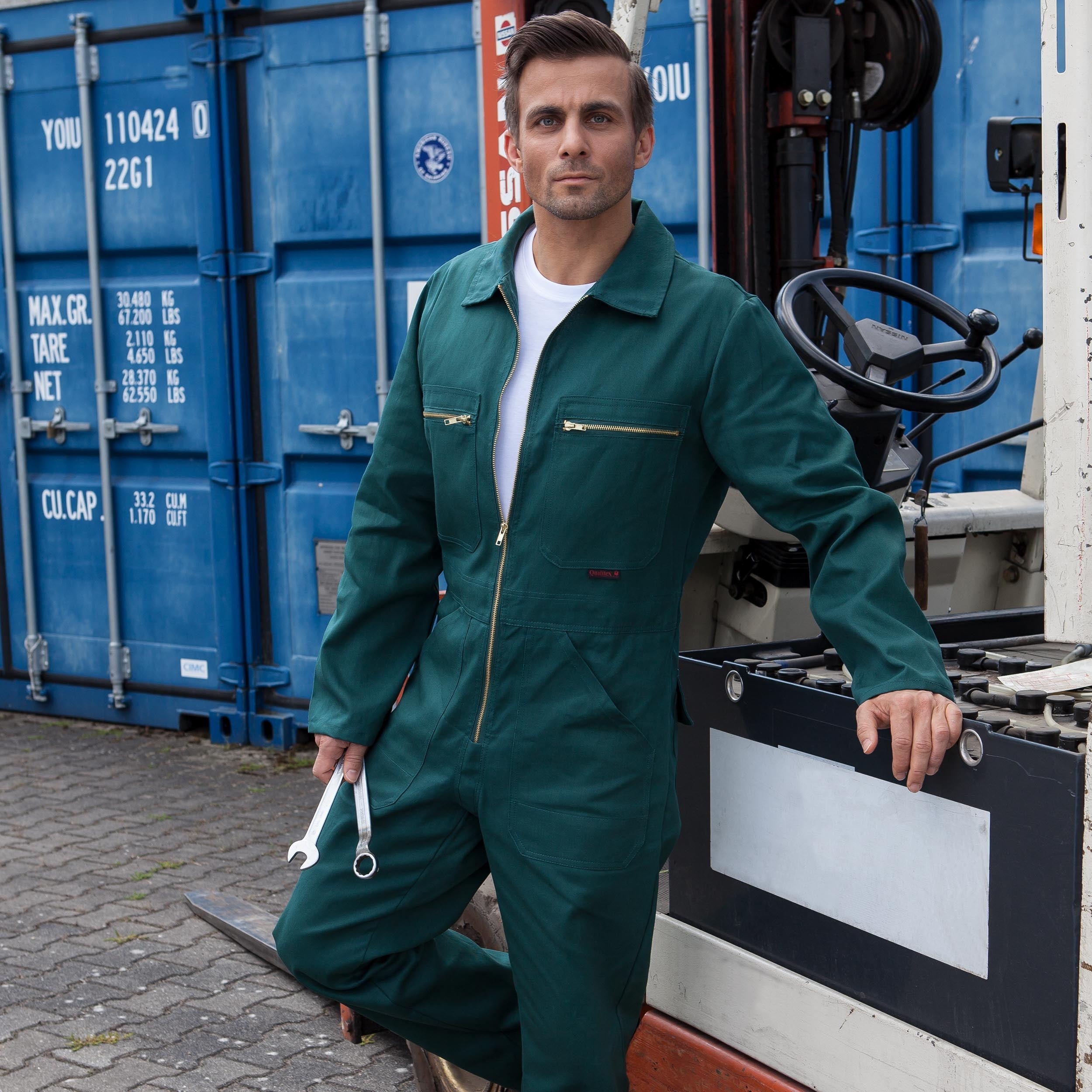 QUALITEX HIGH QUALITY WORKWEAR Overall classic kornblau Herren: 102