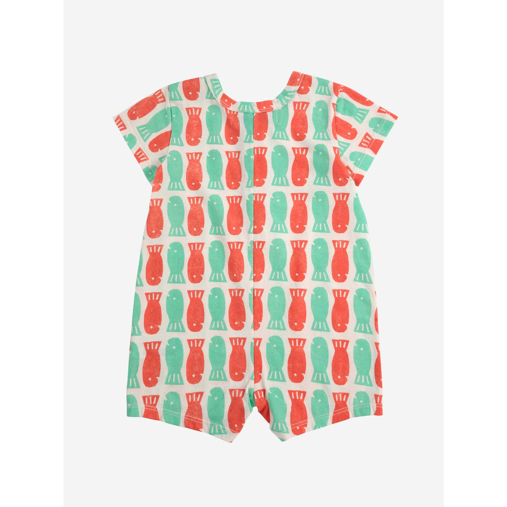 Køb Bobo Choses Offwhite Lucky Fish All Over Playsuit