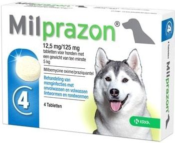 Milprazon Hond/Pup Klein 2 tabletten