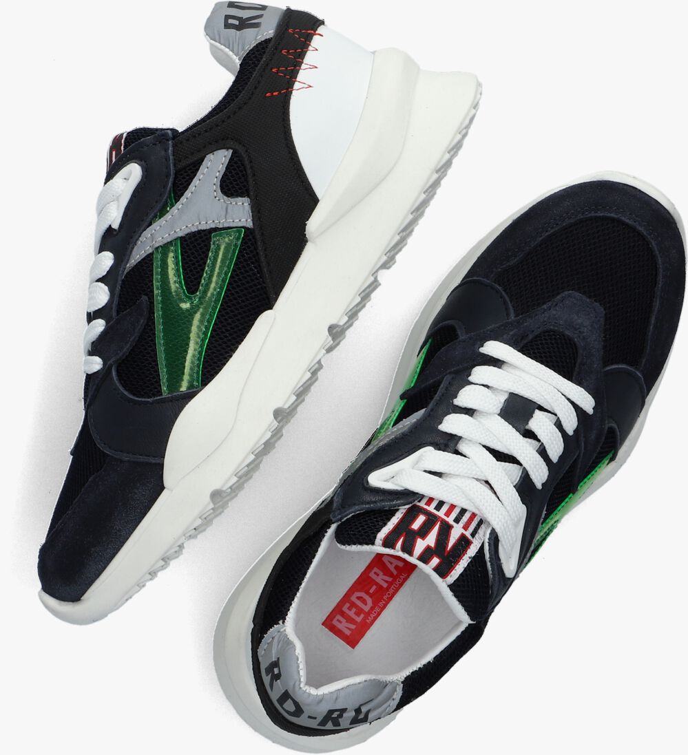 RED-RAG blauwe red-rag lage sneakers 13601