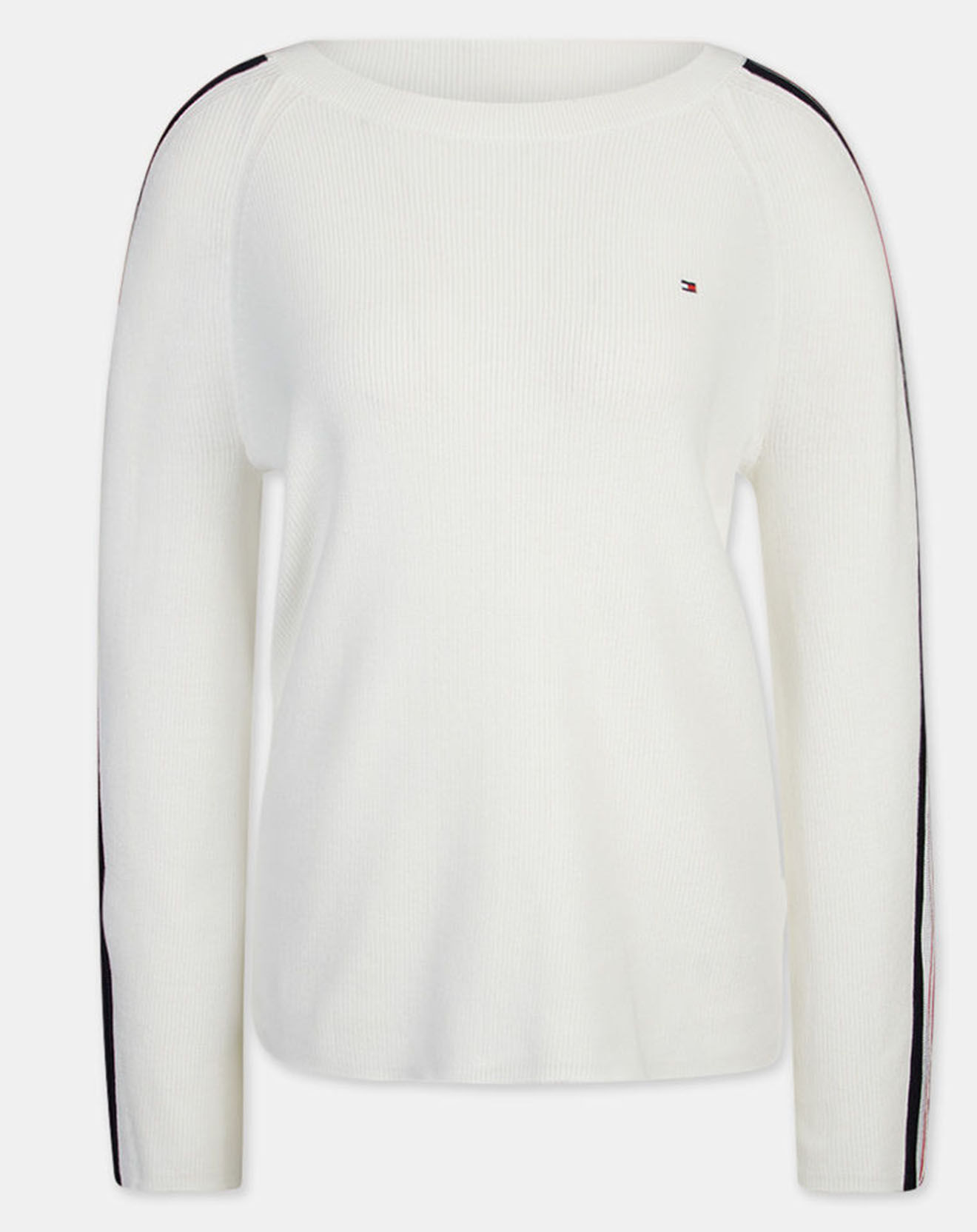 Tommy Hilfiger Pull Global Stripe écru