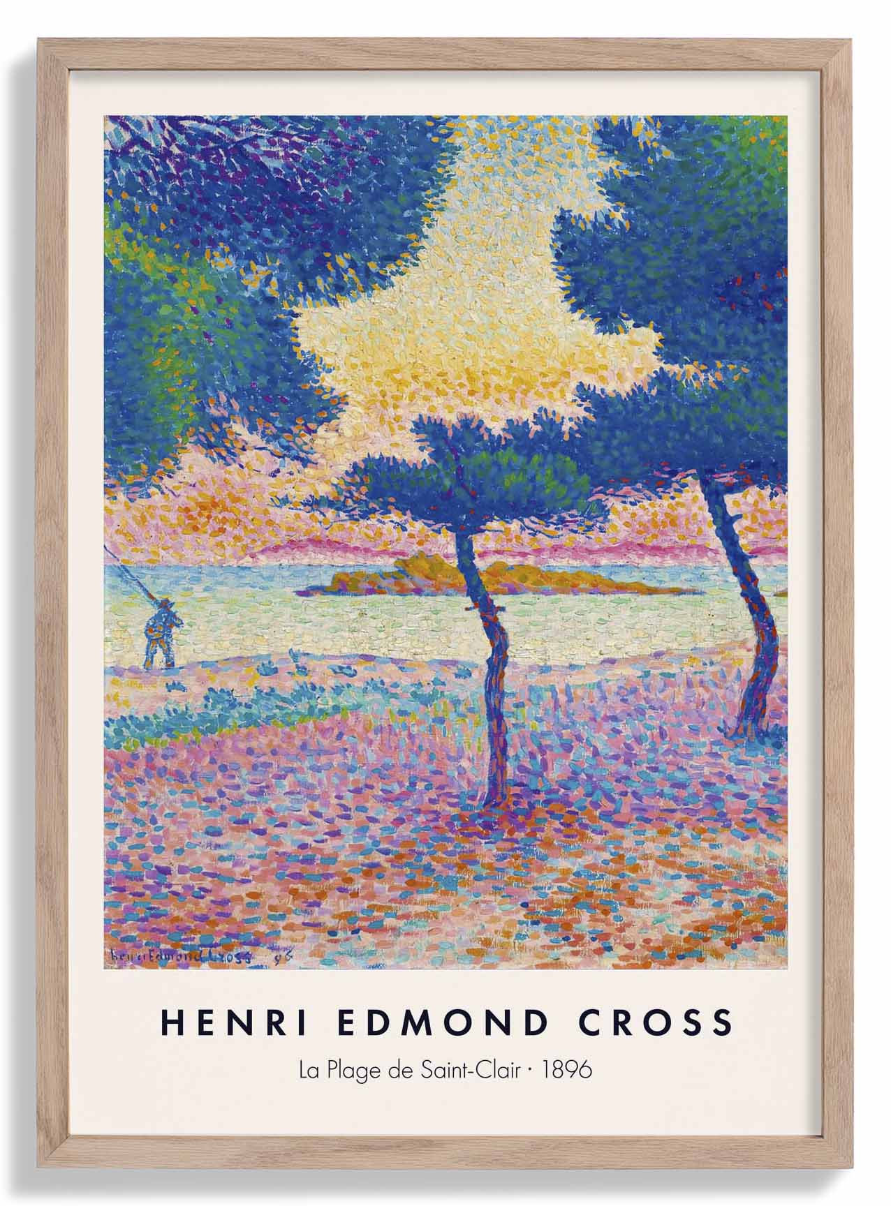 La Plage de Saint Clair von Henri Edmond Cross