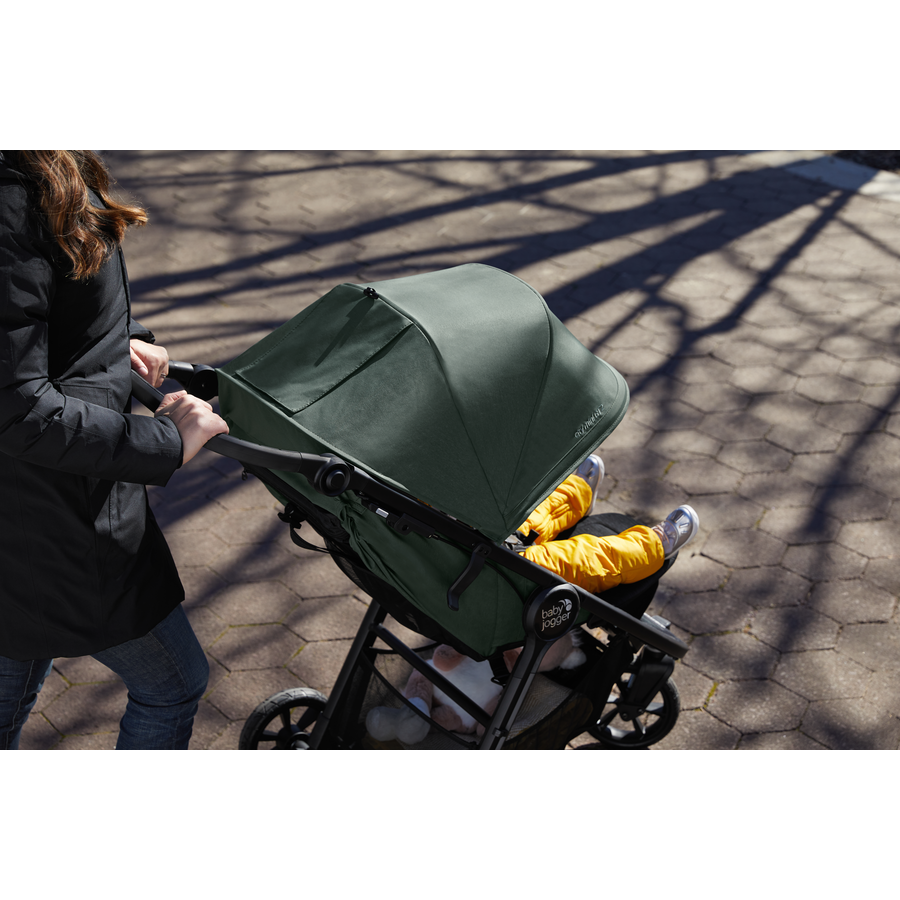 baby jogger Kombi-Kinderwagen City Mini GT2 Briar Green inklusive Babywanne und Sicherheitsbügel