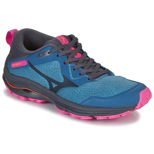 Mizuno - WAVE RIDER TT - Bleu / Rose