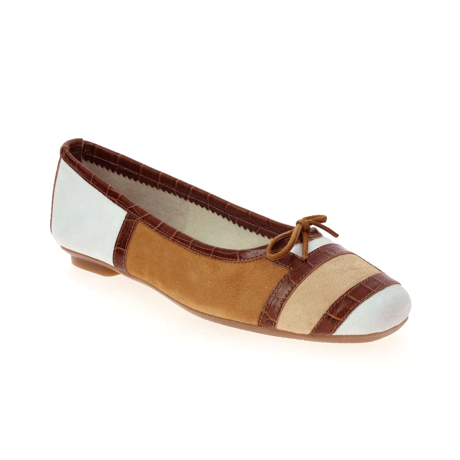 Ballerines et babies femme REQINS HONDRIANE MIXT CROCO