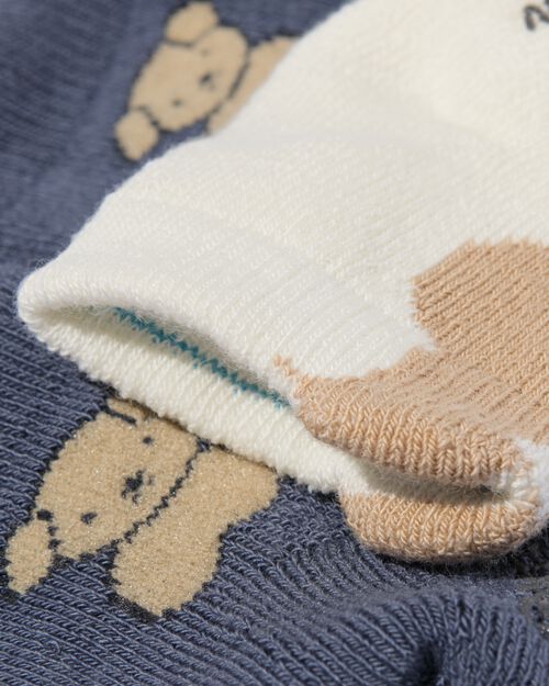 chaussettes miffy pour bébé - lot de 2 blanc cassé