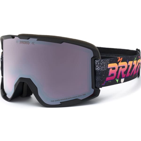 Masque de ski BRIKO MARLO BLACK FANTASY ORANGE