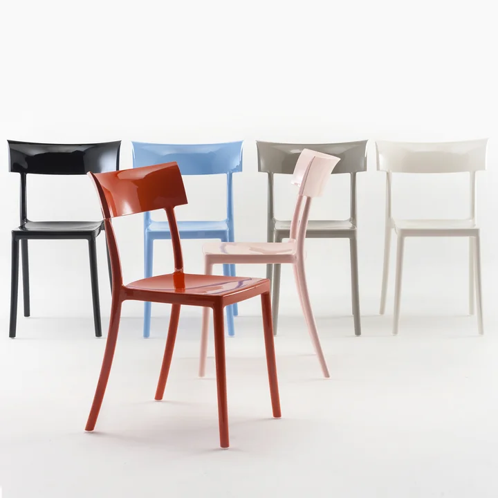 Kartell - Catwalk Stuhl, salbeigrün matt