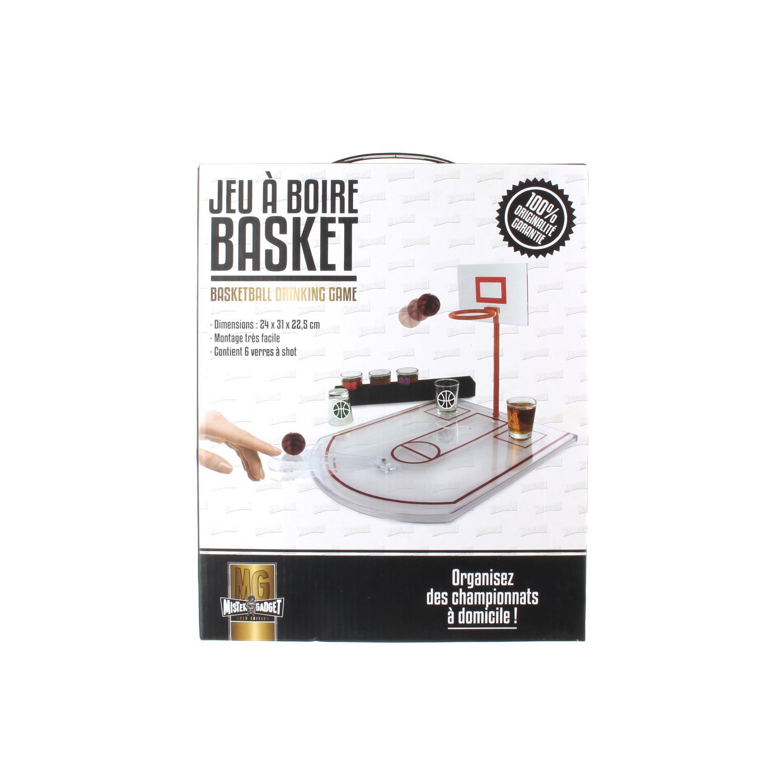 JEU A BOIRE BASKET X6 VERRES