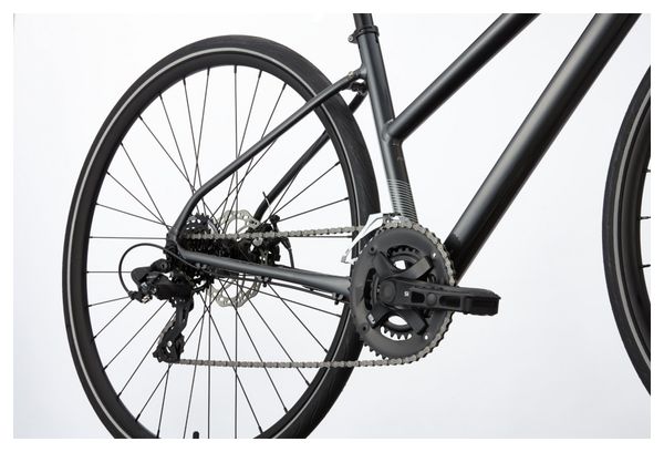 Vélo de Ville Fitness Femme Cannondale Quick Women's 5 Remixte Shimano Tourney 7V 700 mm Gris Graphite