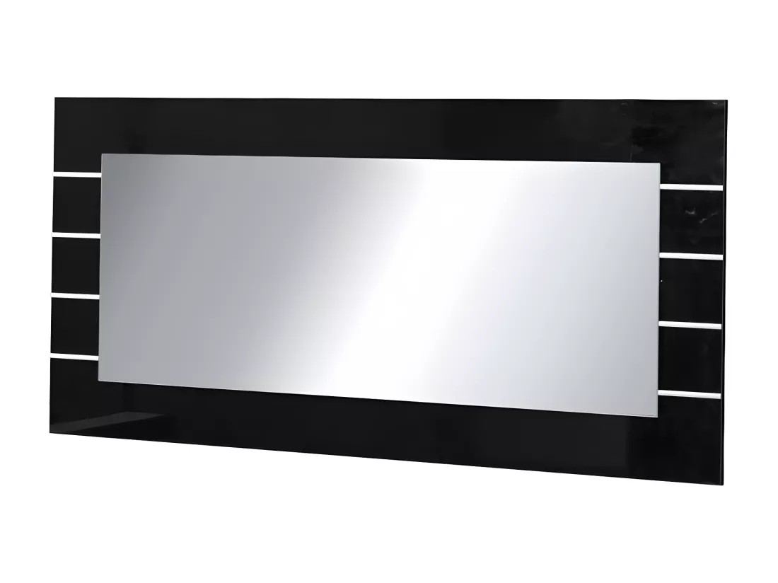 Grand miroir LINA noir – 120 x 60 cm
