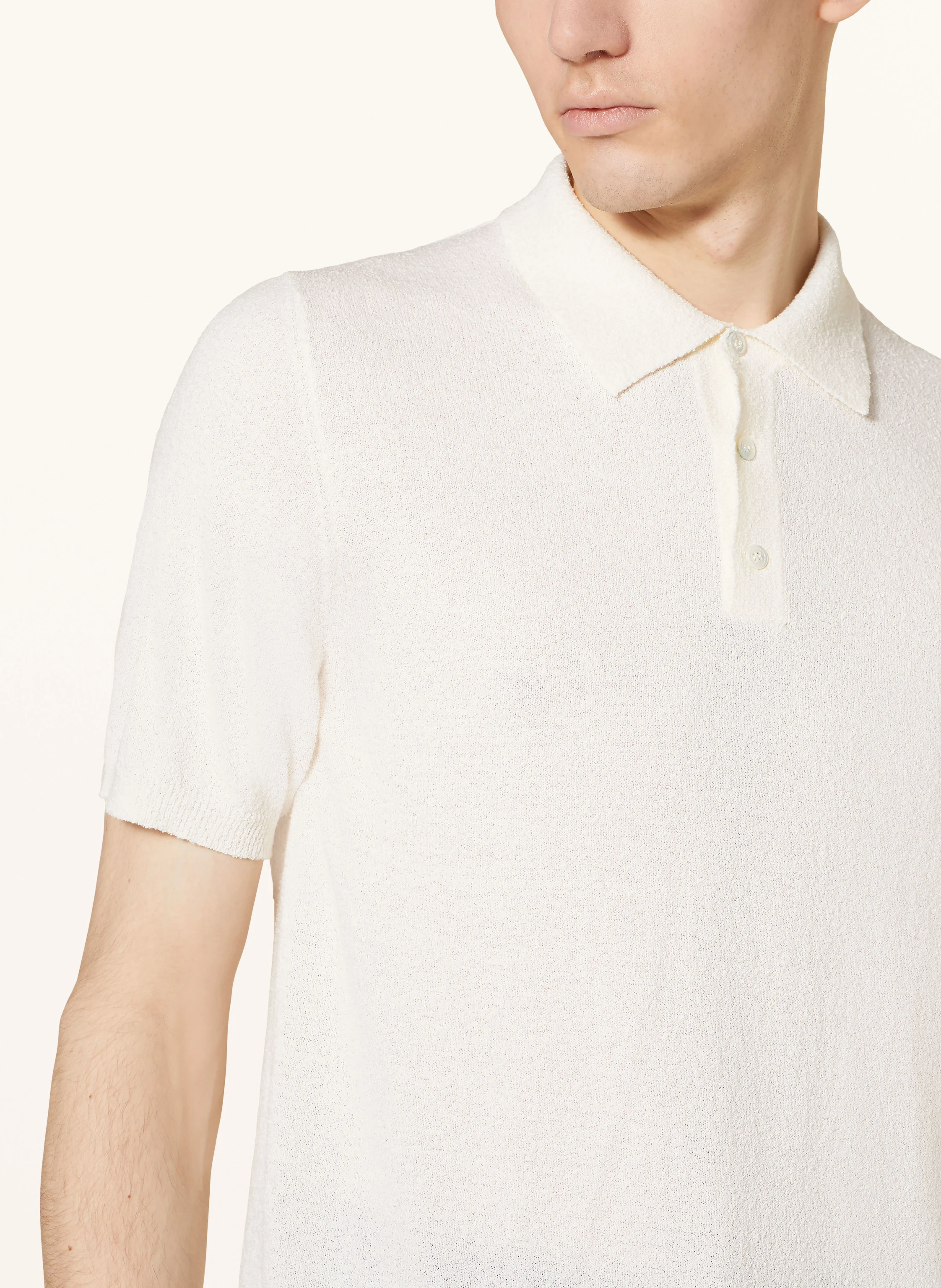 roberto collina Frottee-Poloshirt