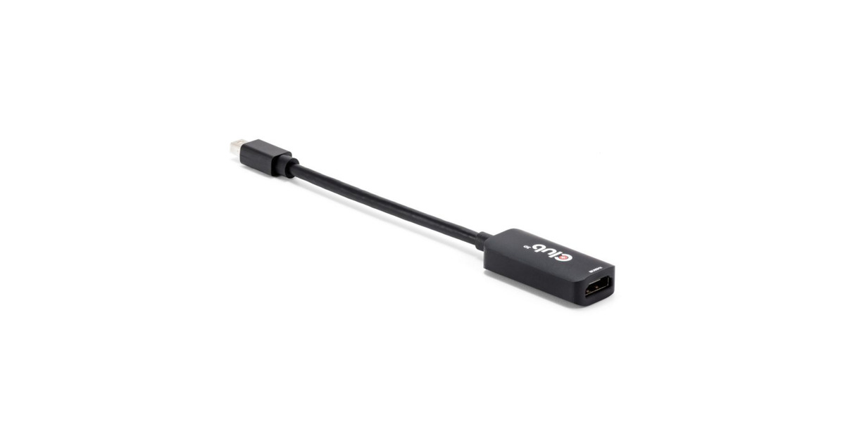 Club 3DMini DisplayPort 1.4 naar HDMI 8K60Hz M/F Adapter  (Zwart)