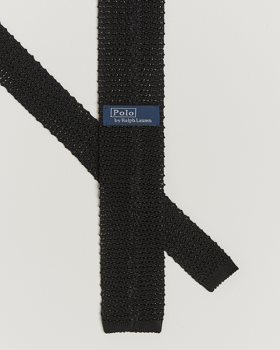 Polo Ralph Lauren Knitted Tie Black