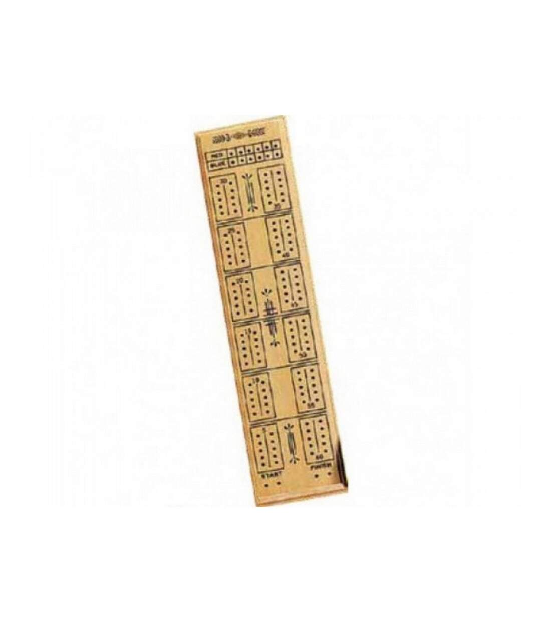 Carta Sport - Planche de cribbage (Beige / Noir) (Taille unique) - UTCS322