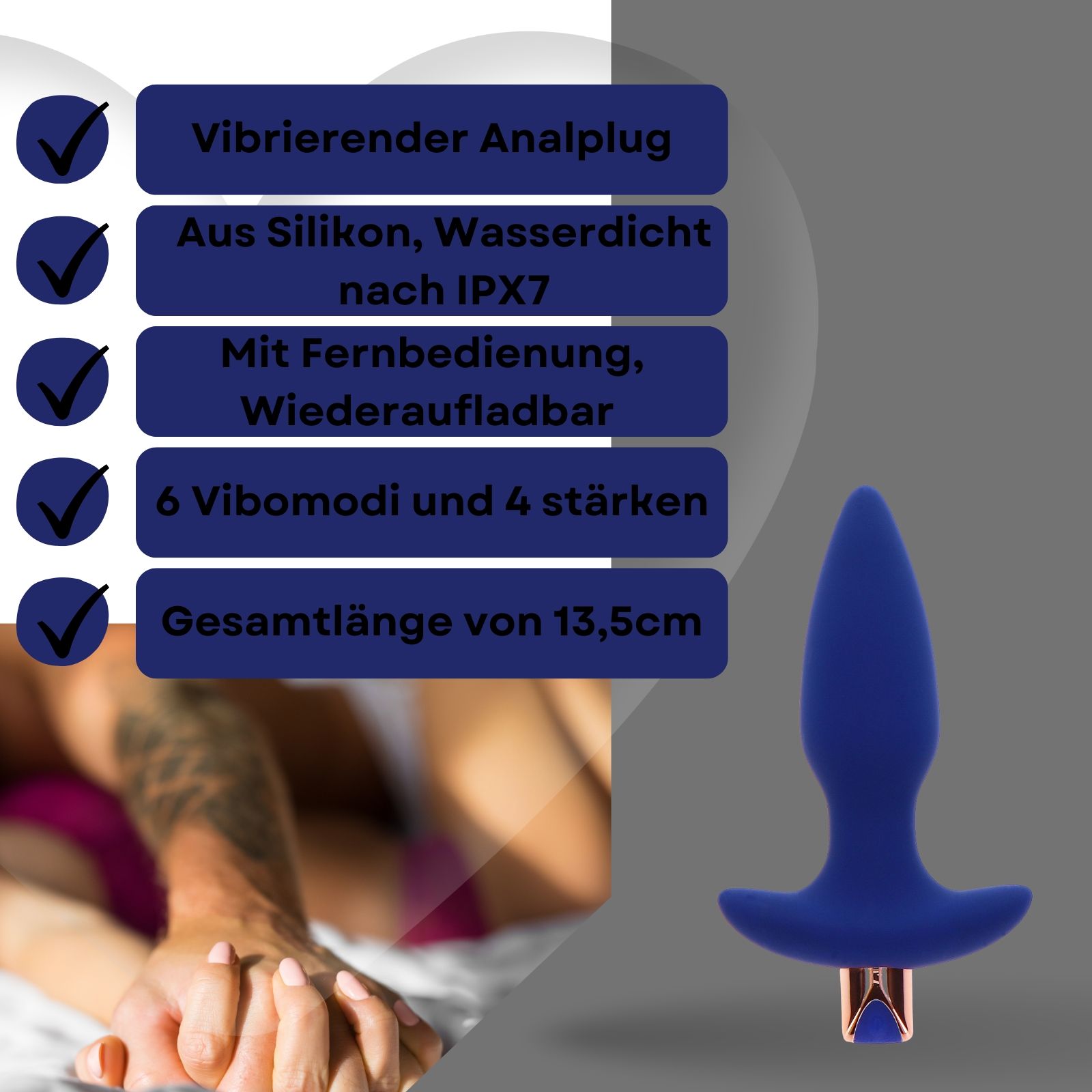 Lovelyness – Vibrierender Analplug 
