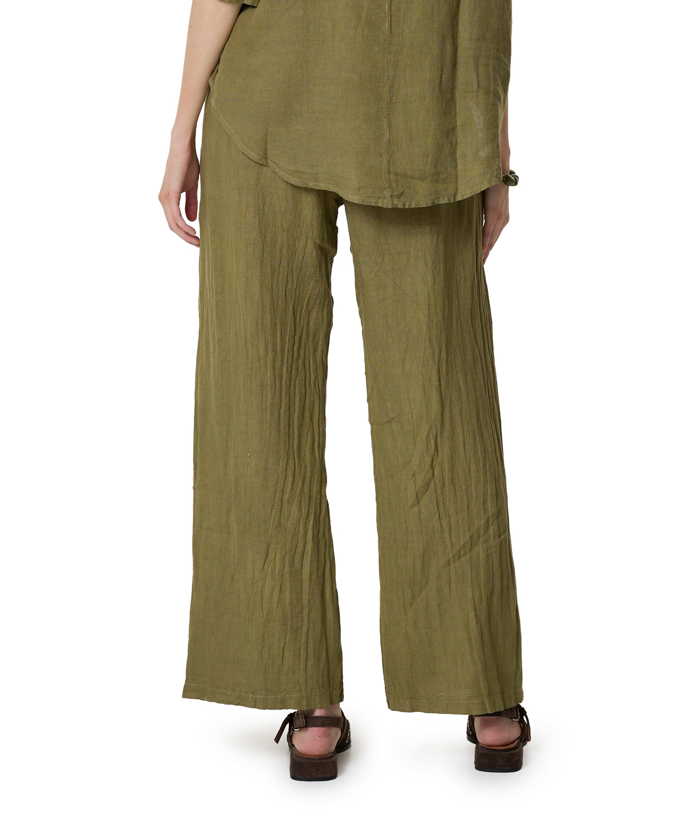 In Shape Liva Solid dames broek groen