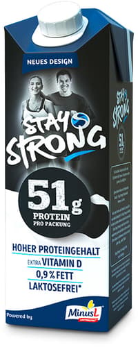 MinusL Stay Strong Protein H-Milch 0,9% laktosefrei