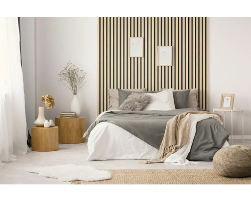 Kunststof paneelelement 3D-look Linio Essen 2600 x 375 x 8 mm
