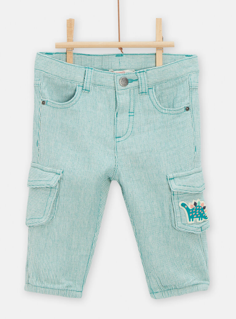 Pantalon à pinces émeraude pour bébé garçon