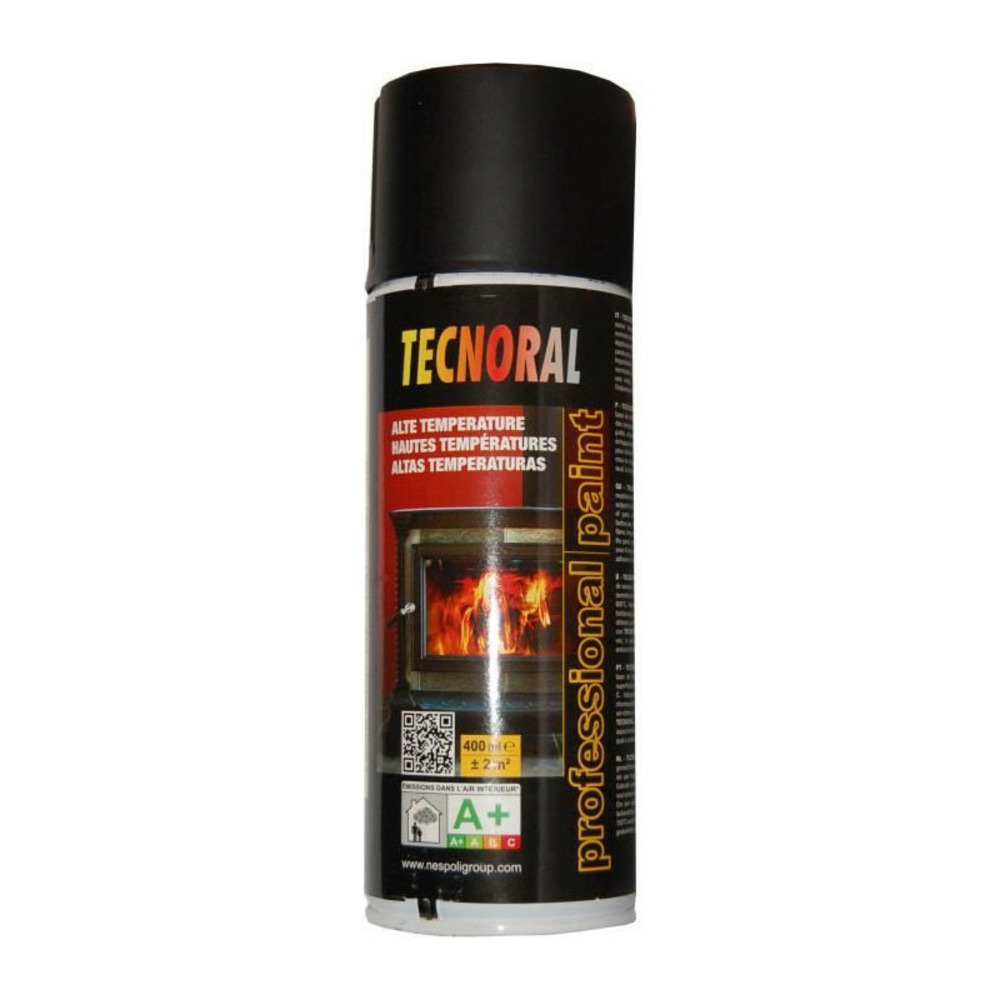 - bombe de peinture aérosol - noir pour haute température