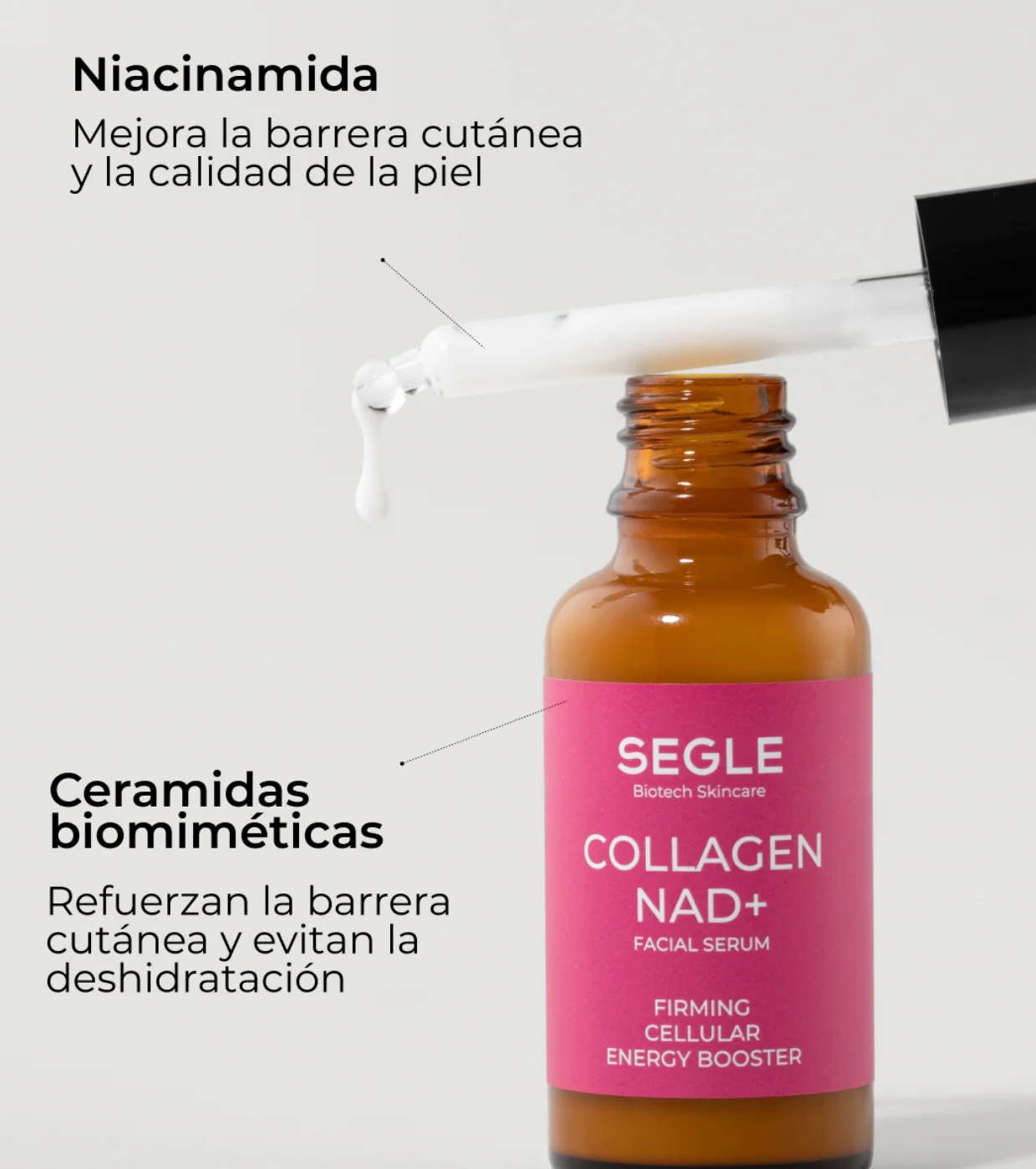 SEGLE - Sérum facial antienvelhecimento Collagen NAD+