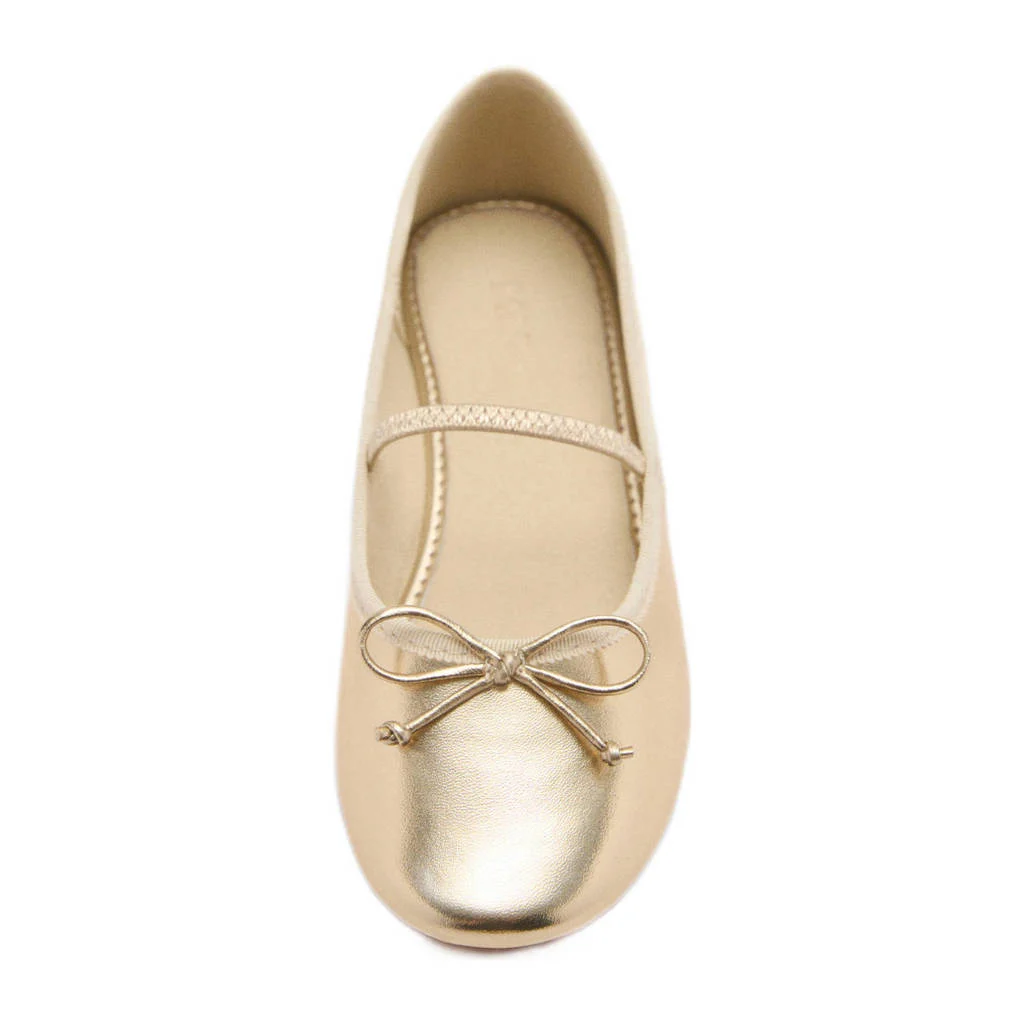 Mango Kids ballerina's goud