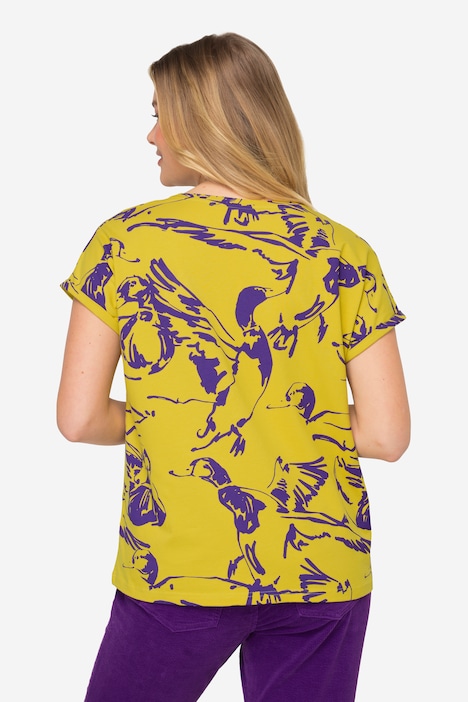 T-Shirt, Rundhals, Entendruck, OEKO-TEX