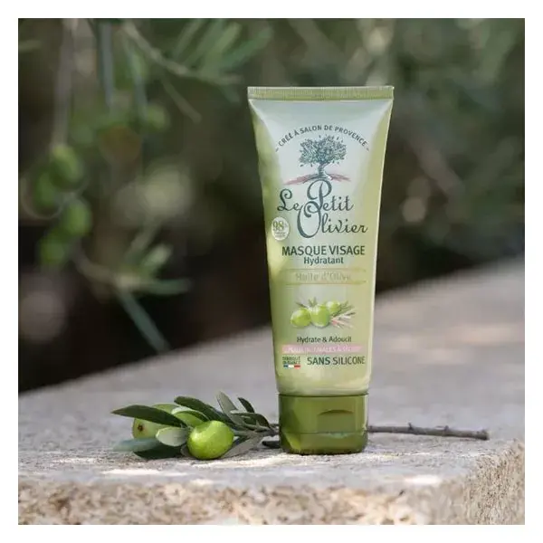 Le Petit Olivier - Máscara Facial Hidratante - Azeite de Oliva e Água de Rosas 75ml