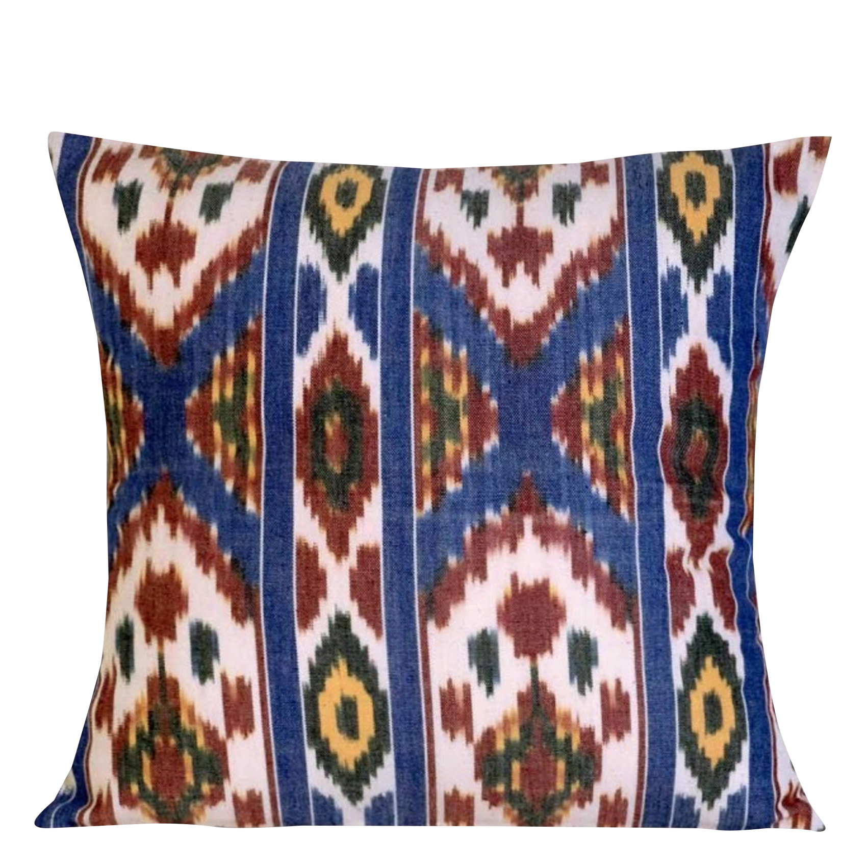 Housse de coussin tissée en coton | Multicolore