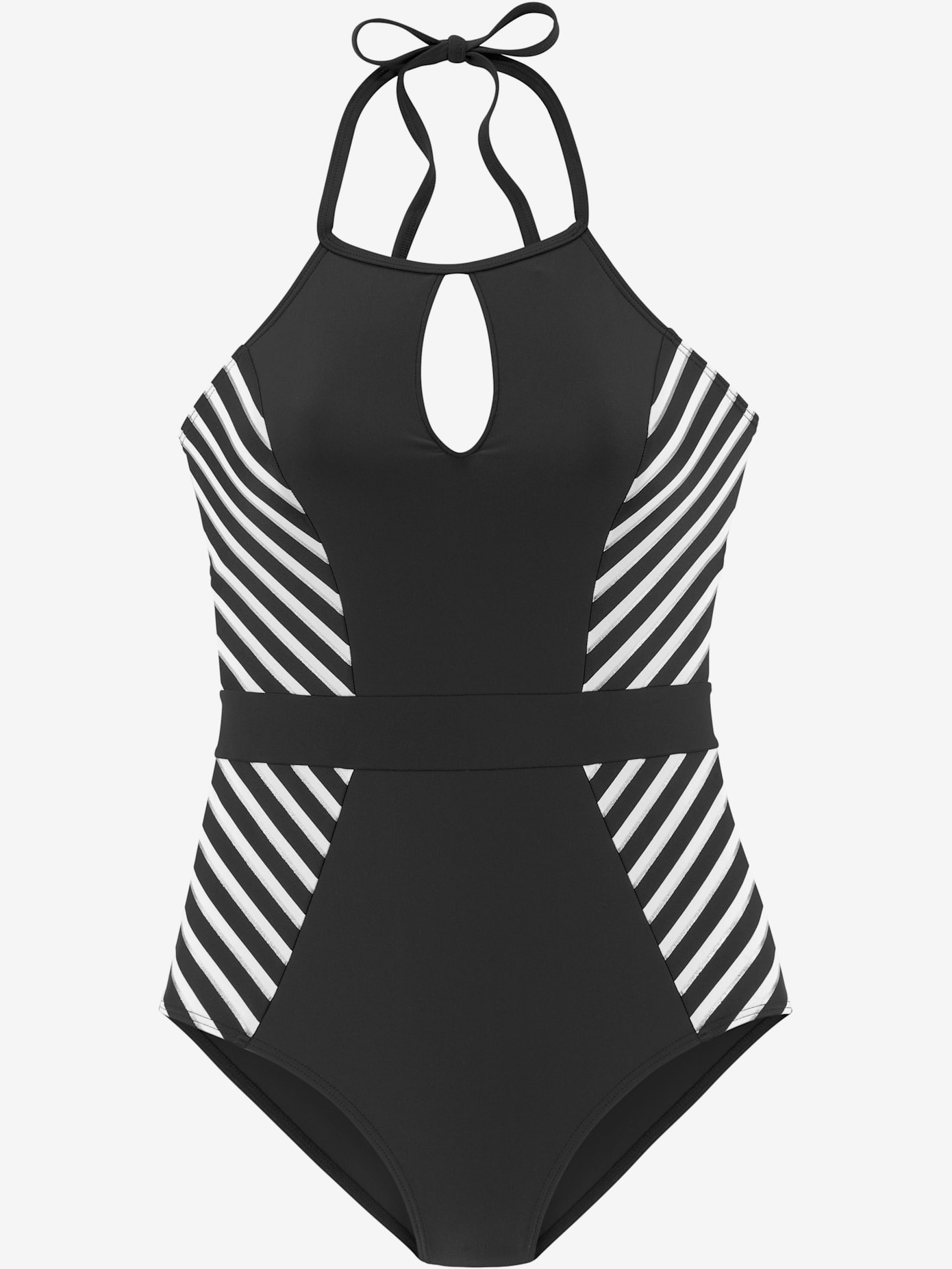 Maillot de bain rayures élégantes