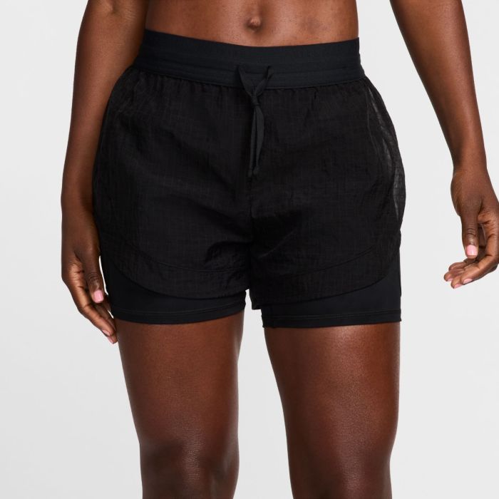 Nike Dame Shorts Dri-FIT Run Division Mid-Rise 2in1 3 Inch Shorts Sort