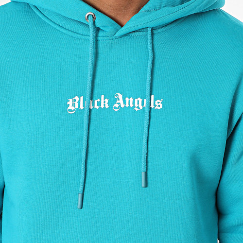 Sweat Capuche Bleu Pétrole