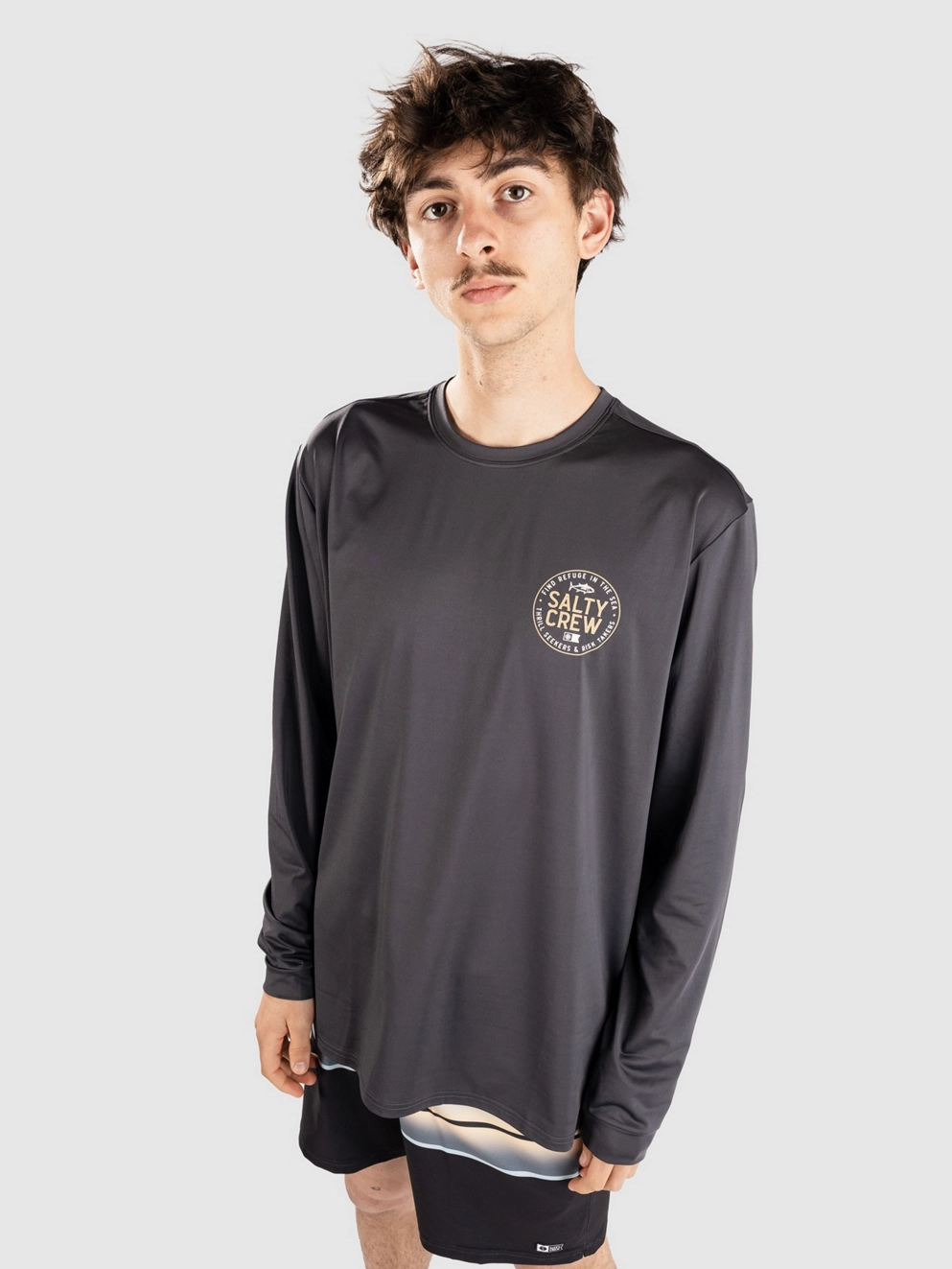 Salty Crew Legendary Sun Longsleeve Lycra charcoal
