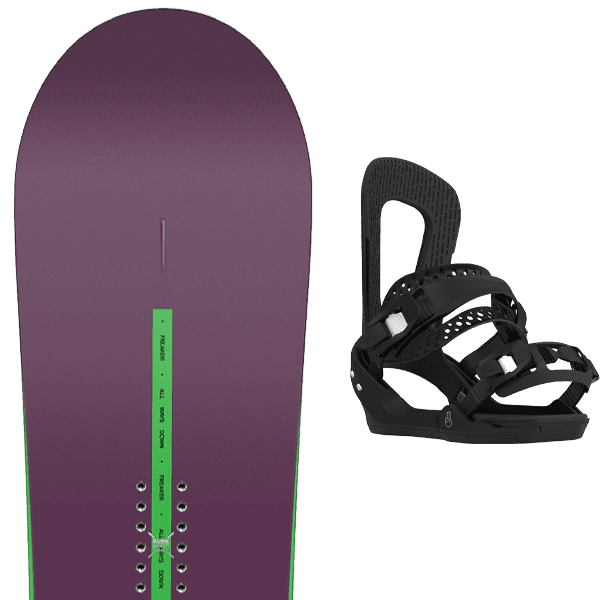 Pack snowboard ROME FREAKER + Fix