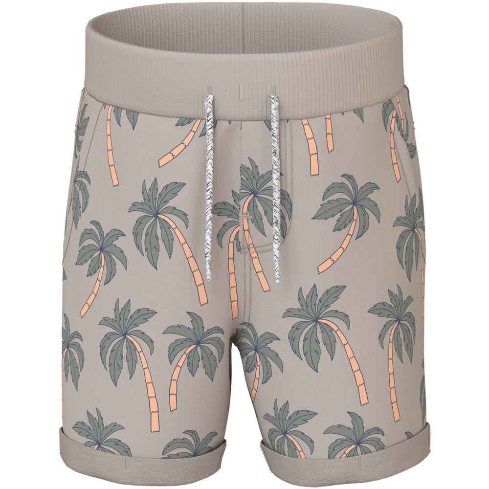 Køb Name It Chateau Gray Palms Nmmvermo Aop Long Swe Shorts Unb