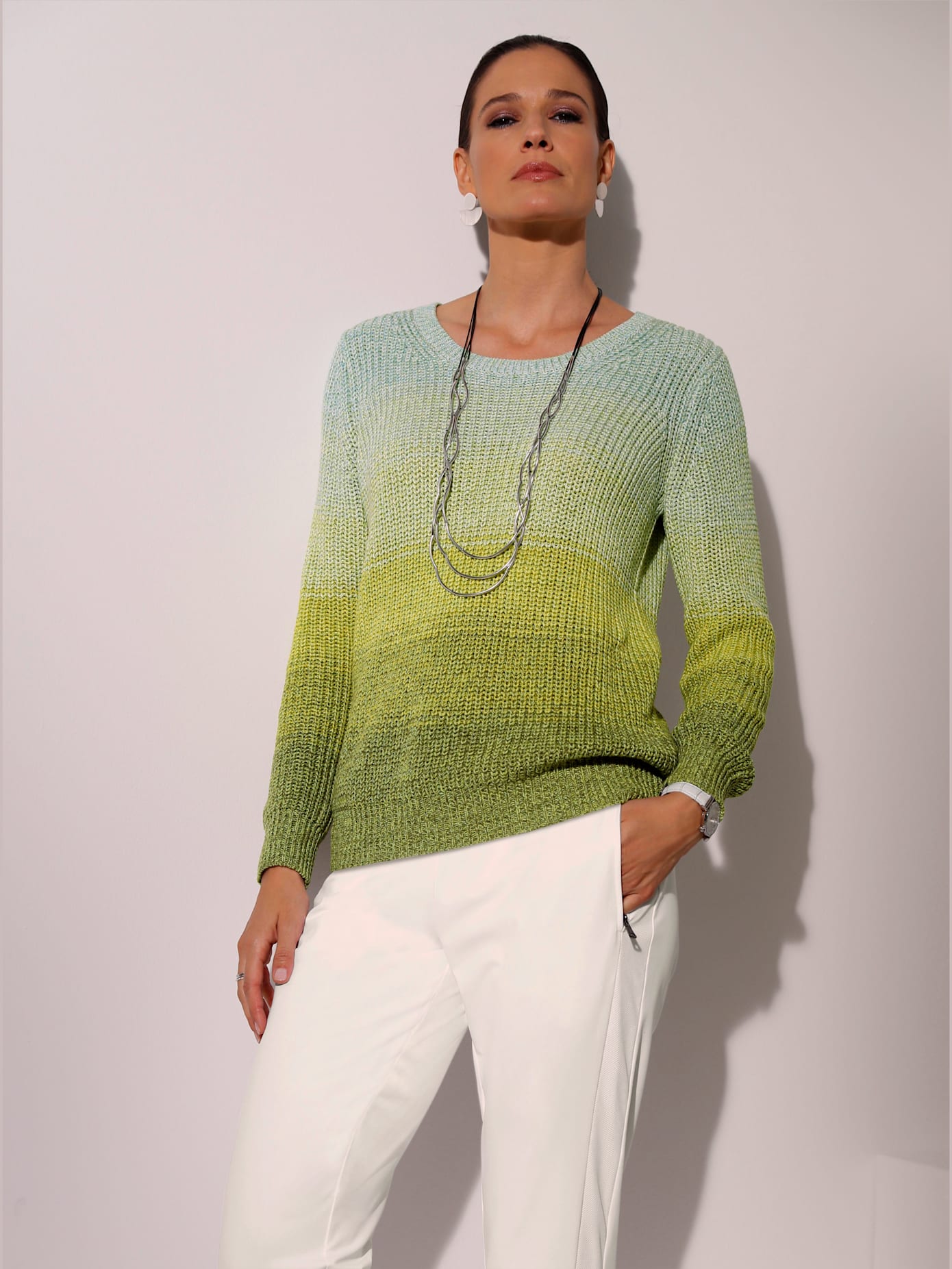 Pull tendance en mélange de cotons doux