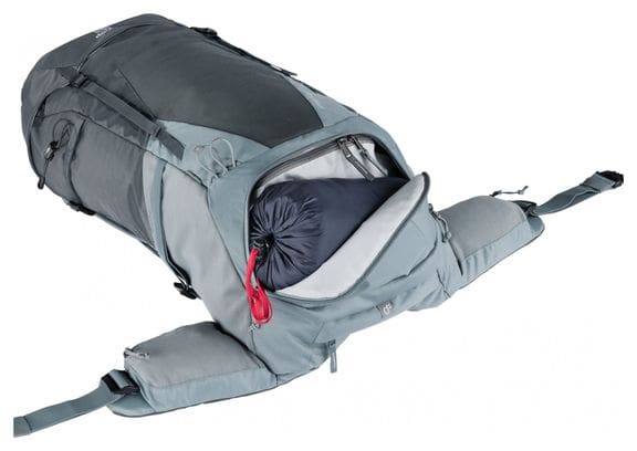 Sac de Randonnée Deuter Futura 34 EL Gris Bleu Dos Long